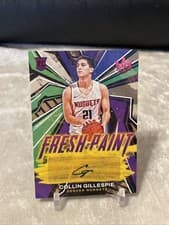Collin Gillespie 2022 Panini Court Kings Fresh Paint Autographs card