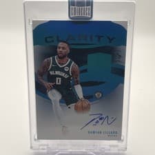 2024-25 Panini Eminence Crystal Clarity Diamond Signatures Damian Lillard #20 card