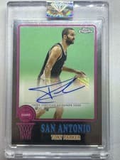 2024-25 Topps Chrome 1973 Topps Autographs Tony Parker #73TA-TP card