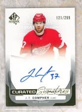 2024-25 SP Authentic Curated Signatures J.T. Compher #SPC-JC card