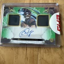 2024 Topps Inception Franchise Foundation Relic Autographs Caleb Williams #FFRA-CW