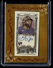 2025 Topps Allen & Ginter Framed Mini Autographs (Baseball) Greg Jones #MA-GJ card