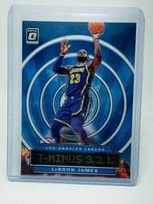 LeBron James 2019 Panini Donruss Optic T-Minus 3,2,1 card