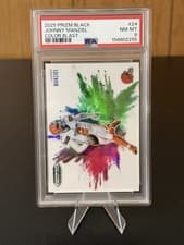2025 Panini Prizm Black Color Blast Johnny Manziel #24 card