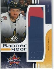 2024-25 SP Game Used 2024 All-Star Game Banner Year Relics Leon Draisaitl #BYAS-LD card