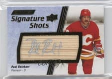 2024-25 Upper Deck Engrained Icons Signature Shots Manufactured Stick Relics Paul Reinhart #SS-RE card
