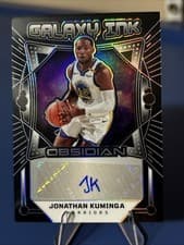 2024-25 Panini Obsidian Galaxy Ink Jonathan Kuminga #GI-JKU card