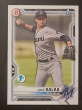 Jose Salas 2021 Bowman 1st Edition card