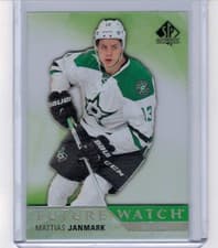 2024-25 SP Authentic Acetate Retro Future Watch Mattias Janmark #272 card