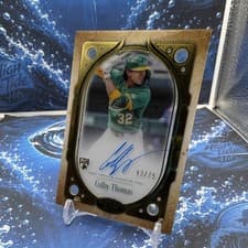 2026 Topps Tier One Clearly Perfect Autographs Colby Thomas #CPA-CT card