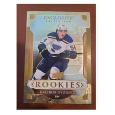 2025-26 Upper Deck Black Diamond Exquisite Rookies Dalibor Dvorsky #R-DD card