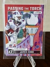 2024 Donruss Passing the Torch Thurman Thomas / James Cook #PTT-BIL card