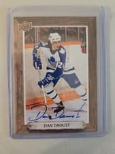 2024-25 Upper Deck Engrained Icons Beehive Portrait Signatures Dan Daoust #BH-DD card