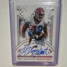 2025 Panini National Treasures NFL Greatest Signatures Bruce Smith #3 card