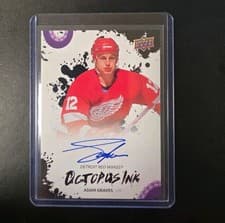2025-26 Upper Deck Detroit Red Wings Centennial Octopus Ink Adam Graves #OI-AG card
