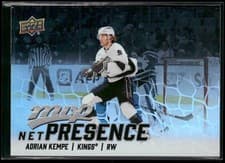 2025-26 Upper Deck MVP Net Presence Adrian Kempe #NP-1 card
