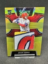 Juan Yepez 2022 Panini Select Rookie Jumbo Swatch card