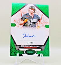 2025 Topps Tier One City Connect Signatures Jordan Westburg #CCS-JWE card