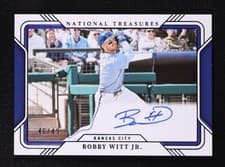 2025 Panini National Treasures Peerless Signatures Bobby Witt Jr. #17 card