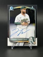 2025 Bowman Chrome Prospect Autographs Tommy White #CPA-TWH card