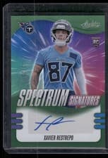 2025 Panini Absolute Spectrum Signatures Xavier Restrepo #SPS-XRO card