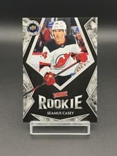 Seamus Casey 2025 Upper Deck National Hockey Card Day Victory Black Rookie card