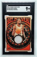 Kevin Durant 2024-25 Panini Court Kings Art Nouveau Relics card