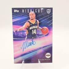 2025-26 Topps Midnight Rookie Horizon Signatures Micah Peavy #RHS-MP card