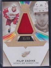 Filip Zadina 2020 Upper Deck The Cup 2019-20 2019-20 Trilaterals Patch card