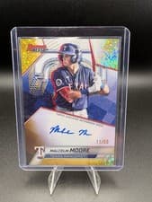 2025 Bowman's Best Best of 2025 Autographs Malcolm Moore #B25-MM card