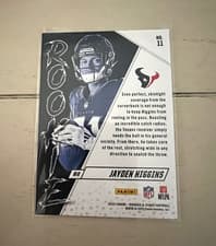 Jayden Higgins 2025 Panini Rookies & Stars Rookie Exclusive card