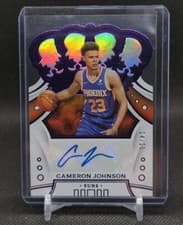 Cameron Johnson 2019 Panini Crown Royale Rookie Autographs card