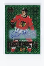 Ethan Del Mastro 2024-25 Skybox Metal Universe Skybox Premium Prospects Auto card