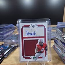 Jeremiah Smith 2025 Panini National Treasures Collegiate card