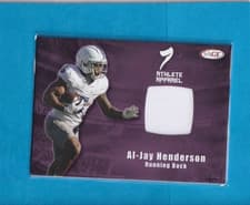 2026 SAGE Football Athlete Apparel Al-Jay Henderson #AA-AJH card