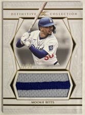 2025 Topps Definitive Collection Jumbo Relic Collection Mookie Betts #DJRC-MB card