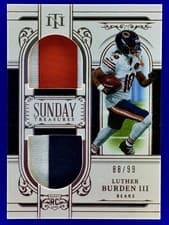 2025 Panini National Treasures Sunday Treasures Luther Burden III #3 card
