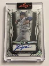 2025 Leaf Spectacular Baseball Metal Autographs Ferguson Jenkins #MA-FJ1 card