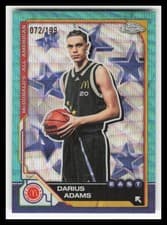 2025 Topps Chrome McDonald's All American Base Set Darius Adams #2 card