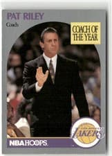 Pat Riley 1990-91 Hoops Base Set card