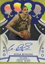 Goga Bitadze 2019 Panini Crown Royale Rookie Autographs card