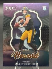 2025 Panini Select Select Certified Rookies Will Howard #15 card