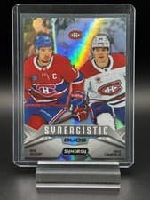 2024-25 Upper Deck Synergy Synergistic Duos Stars Nick Suzuki/Cole Caufield #SD-1 card
