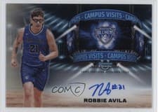 2024-25 Bowman University Chrome Campus Visits Autographs Robbie Avila #CVA-RA card