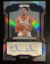Ulrich Chomche 2024-25 Panini Prizm Rookie Penmanship card