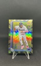 2025 Topps Chrome Update Radiating Rookies Chandler Simpson #RR-34 card