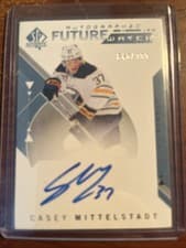 Casey Mittelstadt 2018 SP Authentic card