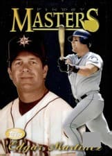 Edgar Martinez 2021 Topps Finest 1997 Masters card