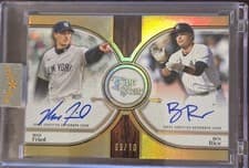 2025 Topps Five Star Five Star Dual Autographs Max Fried/Ben Rice #DA-FR card