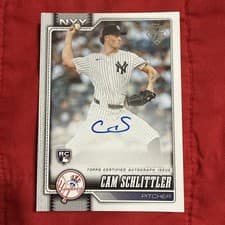 2026 Topps Real One Autographs Cam Schlittler #111 card